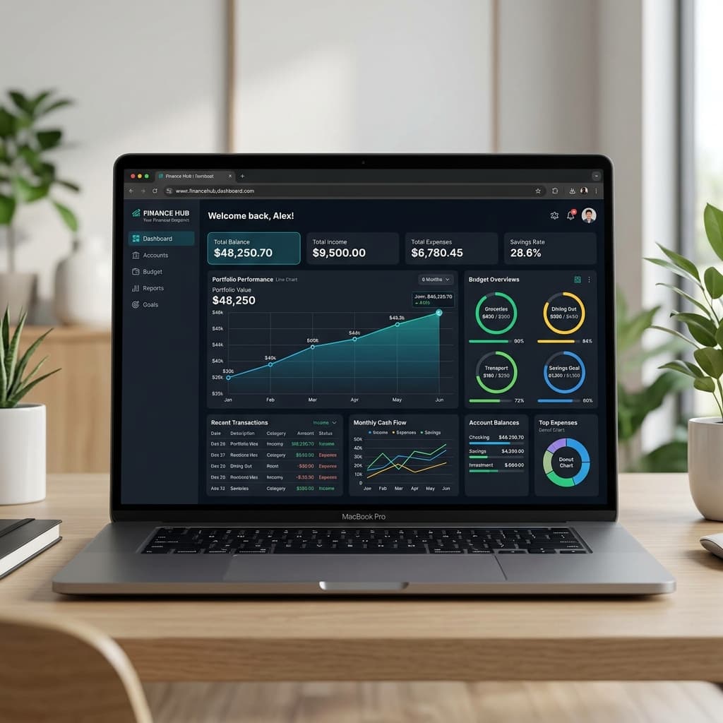 Fintech wealth tracker